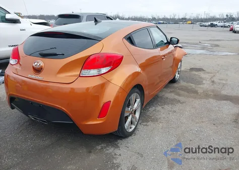 2016 Hyundai Veloster из США, поврежденный, VIN KMHTC6AD7GU291989